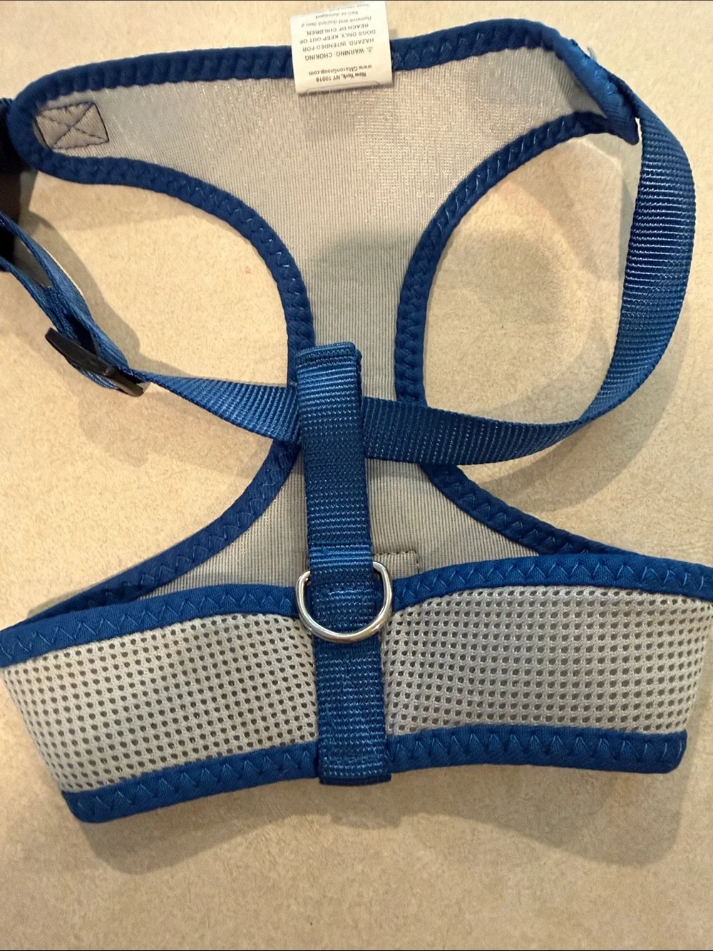 Blue Mesh No-Pull Dog Harness